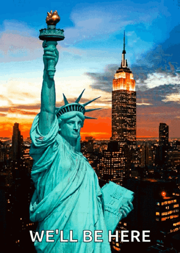 Statue Of Liberty Usa GIF - Statue Of Liberty Usa GIFs