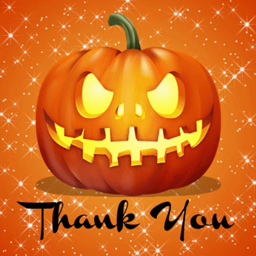 Thank You Halloween GIF - Thank You Halloween Pumpkin GIFs