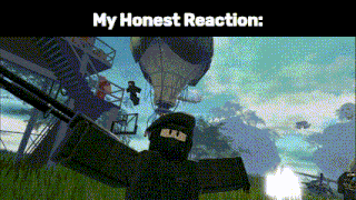 a screenshot of a video game with the words " my honest reaction " on the bottom