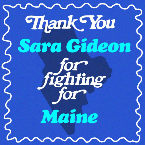 Sara Gideon Gideon GIF - Sara Gideon Gideon Thank You Sara Gideon GIFs