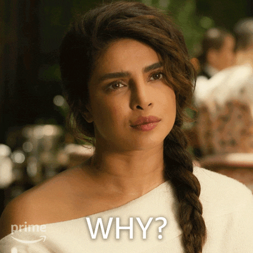 a woman with braided hair is asking why