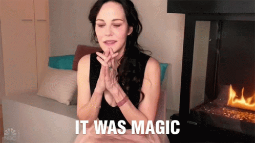 It Was Magic Mary Louise Parker GIF - It Was Magic Mary Louise Parker Best Of Broadway GIFs