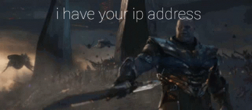 Ip Address GIF - Ip Address Thanos GIFs