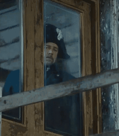 Javert At Window - Les Miserables GIF - Les Mis Les Miserable Javert GIFs