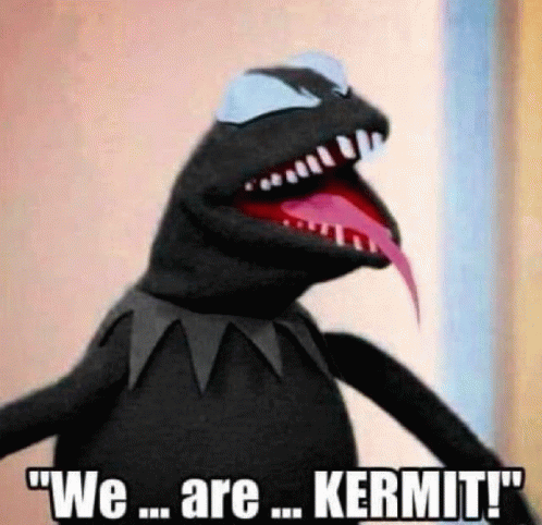 Kermit Venom GIF - Kermit Venom Cursed GIFs