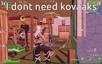 a screenshot of a video game with the words " i dont need kovaaks " at the top