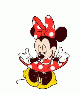 Minnie Mouse Bow GIF - Minnie Mouse Bow Respect GIFs