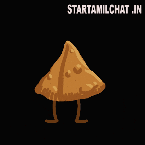 a cartoon drawing of a triangle wearing sunglasses with the words starttamilchat.in above it