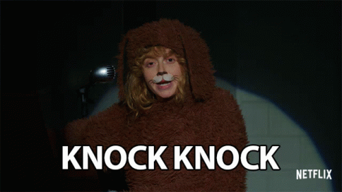 Knock Knock Joke GIF - Knock Knock Joke Performing GIFs