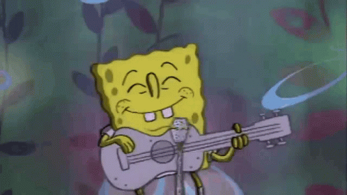 Sponge Bob Rock And Roll GIF - Sponge Bob Rock And Roll Sing GIFs