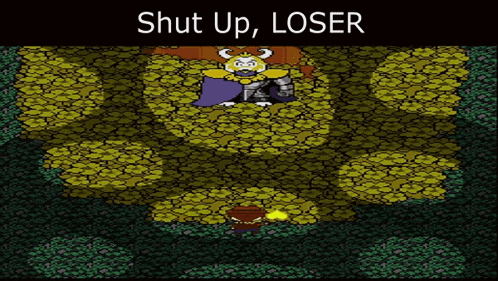 Shut Up Loser GIF - Shut Up Loser Undertale GIFs
