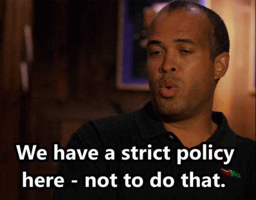 Strict Policy GIF - Strict Policy Mod GIFs
