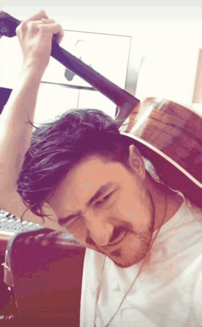 Marcus Mumford And Sons GIF - Marcus Mumford And Sons Guitar GIFs