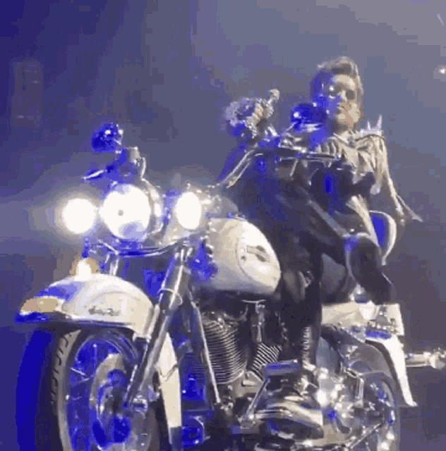 Adam Lambert Motorcycle GIF - Adam Lambert Motorcycle GIFs