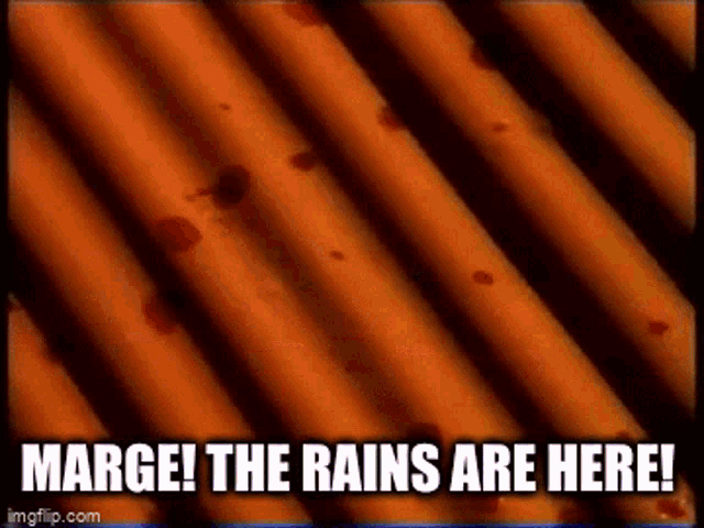 Marge The Rains Are Here Raining GIF - Marge The Rains Are Here Rain Raining GIFs
