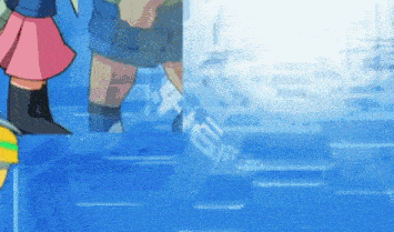 a pixelated image of a girl and a boy with the word epic in the corner