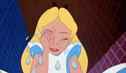 Disney Alice In Wonderland GIF - Disney Alice In Wonderland Crying GIFs