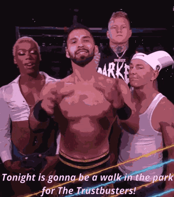 tonight is gonna be a walk in the park for the trustbusters ..