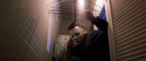 Michael Myers Halloween GIF - Michael Myers Halloween Closet GIFs