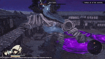 a screenshot of a video game that says defeat all of the enemies on the bottom