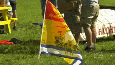 New-brunswick-flag Provincial-flags GIF - New-brunswick-flag Provincial-flags Provinces-of-canada GIFs