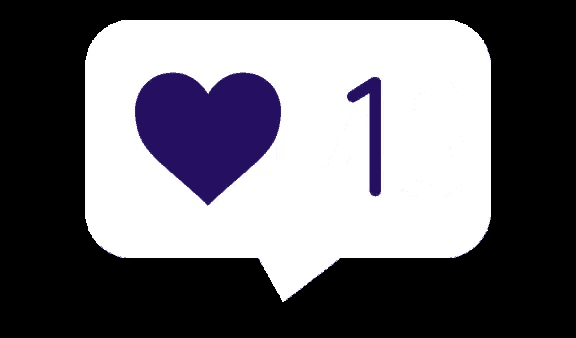 a white speech bubble with a purple airplane and the number 737