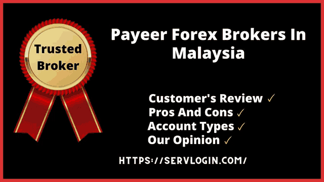 payeer forex brokers in malaysia is written on a black background