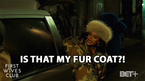 Is That My Fur Coat Asking GIF - Is That My Fur Coat Asking Upset GIFs