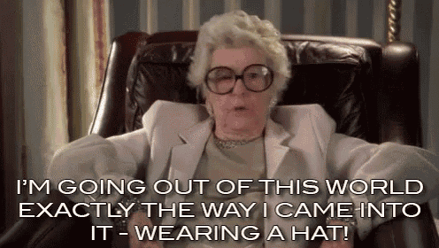 Going Out The Way I Came In - Wearing A Hat! - 30 Rock GIF