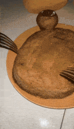 Pou Cake GIF - Pou Cake Eat GIFs