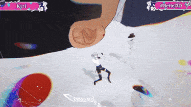 a screenshot of a video game with the name kiri on the top left