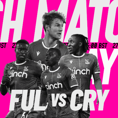 a poster for a soccer game called full vs cry