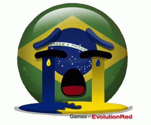 Brasil Sad Flag Emoji Evolution Red GIF - Brasil Sad Flag Emoji Evolution Red Sad Emoji GIFs