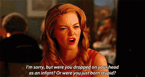 Emma Stone Retard GIF