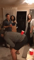 Flip Cup Booty Bounce GIF - Flip Cup Booty Bounce Party Game GIFs