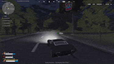 a video game screen shows a car with 152 on the side