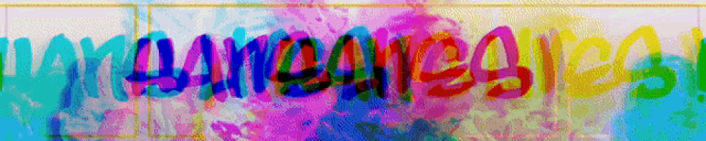 a colorful sign that says ' www.urbaneagles ' in a rainbow of colors