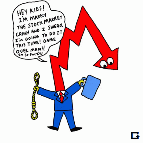 The Stock Market Crash GIF - Stock Market Stock Market Crash Game Over GIFs