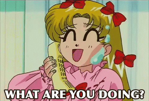 What Are You Doing GIF - What Are You Doing Sailor Moon GIFs