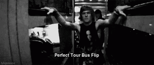 Perfect Tour Bus Flip GIF - Tour Bus Flip GIFs