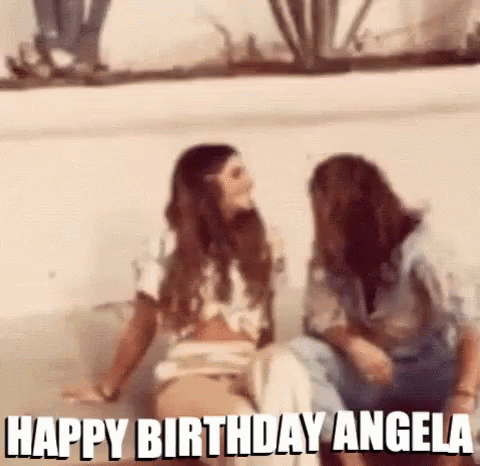 Hbdangela Happy Birthday Angela GIF - Hbdangela Happy Birthday Angela Kiss GIFs
