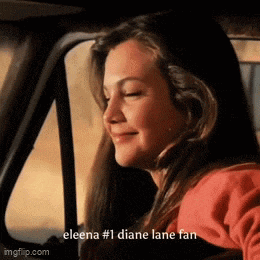 elena # 1 diane lane fan is smiling while driving a truck