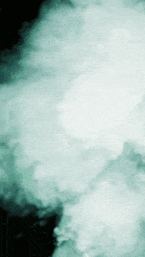 a green background with a lot of white clouds in it