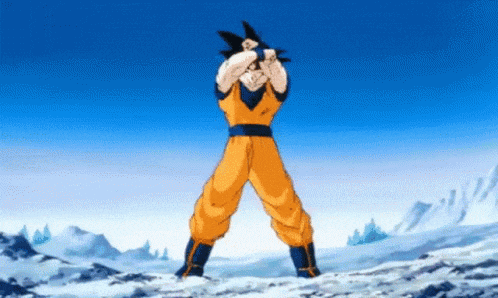 a cartoon character in a yellow jumpsuit is standing in the snow