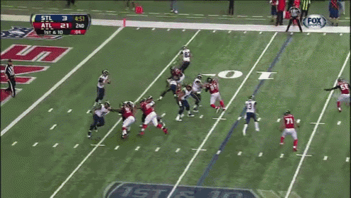 a football game between stl and atl is on fox sports