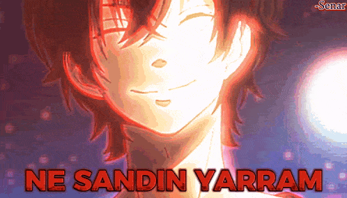 a drawing of a person with the words ne sandin yarram written on it