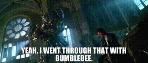 Transformers Yeah I Went Through That With Bumblebee GIF - Transformers Yeah I Went Through That With Bumblebee Optimus Prime GIFs
