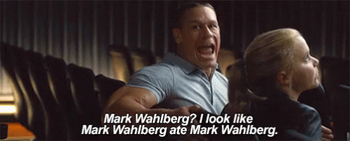 Look Like Mark Wahlberg GIF - Trainwreck Johncena Markwahlberg GIFs
