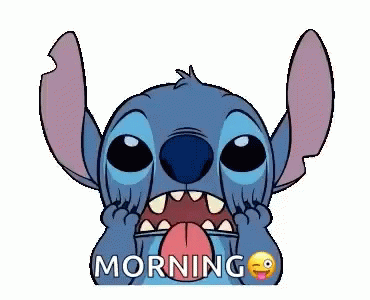 Stitch Morning GIF - Stitch Morning GIFs