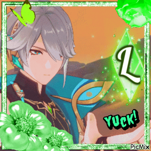 a picture of a boy with the letter l on the bottom